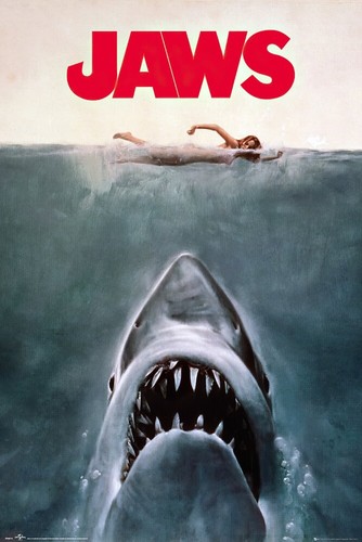 Jaws movie poster - poster, (regular